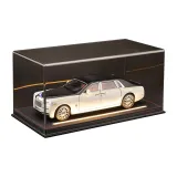 [Кожа Свет Коробка для показа] 1/18 Rolls-Royce Phantom, Черно-белый