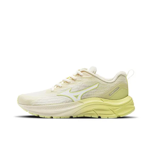 Mizuno Беговые кроссовки Низкий Топ Бамбук/Светлый Лайм Желтый Женские