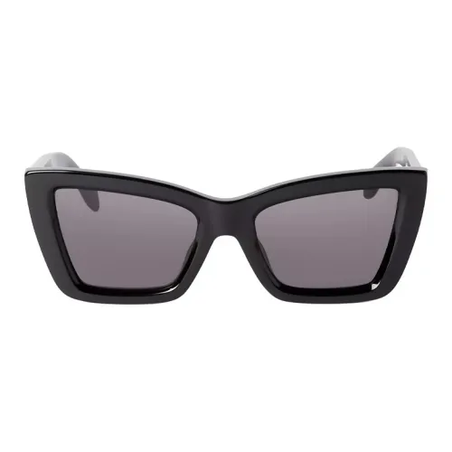 PALM ANGELS Нерегулярная форма Солнцезащитные очки Унисекс Черный