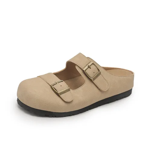 JOSINY Резиновая подошва устойчивая к запахам устойчивая к истиранию противоскользящая домашние тапочки женские хаки