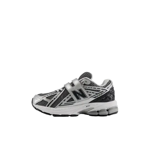 New Balance 1906 Детские беговые кроссовки Низкий топ Серебристый Черный Kids