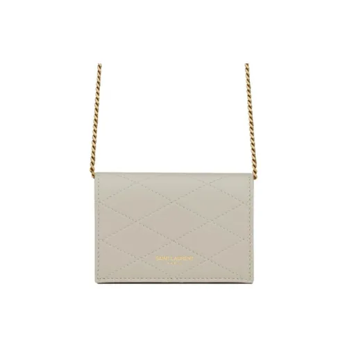 SAINT LAURENT Париж Овечья шкура Сумка через плечо Женская Белая