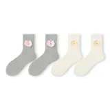 Серый *2 + Молочно-белый *2 (4 шт)