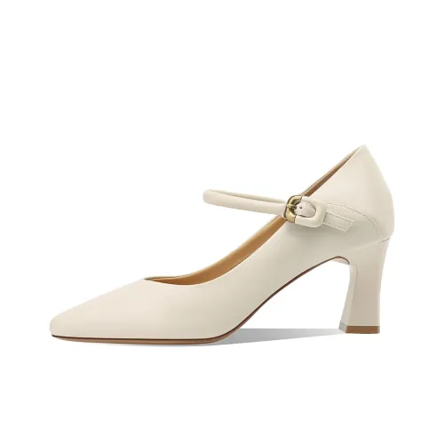 BOERDIQI Грубый каблук Мэри Джейн туфли 6,5 см женские