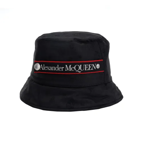 Alexander McQueen Полиэстер Ведрообразные Шляпы Мужские Черные