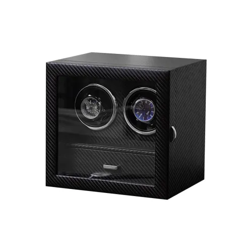 Brilliant Двухслотовая подставка для часов Watch Winder Винтажный коричневый Унисекс