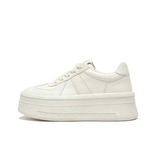 BASTO Низкий Топ Скейтборд Кроссовки Женские Экрю