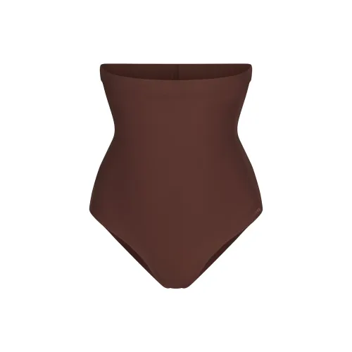 SKIMS SS25 Центральная часть Ядерный Sculpt HIGH WAISTED BRIEF Нижнее белье Женские 1 Pack Какао Какао
