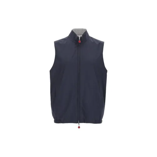 KITON Мужские синие жилеты