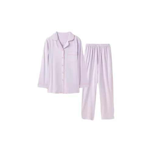 Shivs Pajama Комплект Женский Светло-фиолетовый