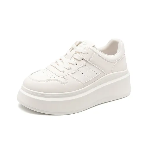 JOSINY Низкие кроссовки для скейтбординга женские цвет экрю