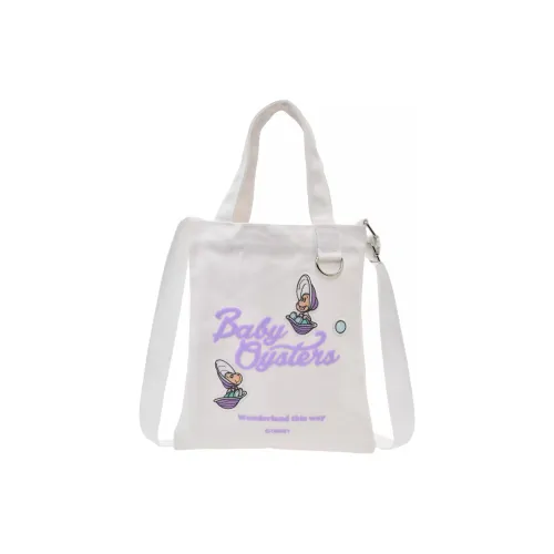 Disney Холщовая сумка Тоут сумка Сумка для покупок Сумка через плечо Маленькая сумка Женская белая и фиолетовая