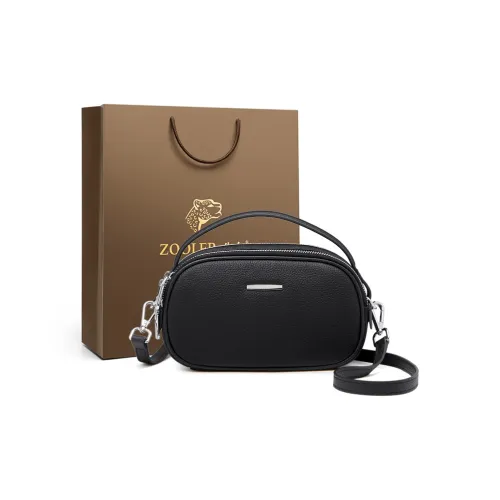 ZOOLER Коровья кожа Сумка через плечо Женская Хаки Шалфейный зеленый Кремовый абрикос Хепберн черный