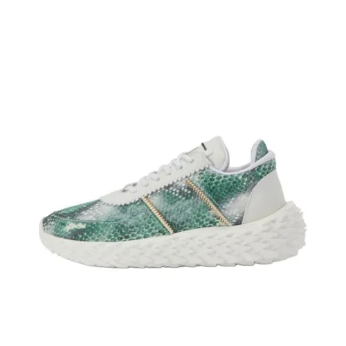 Giuseppe Zanotti GZ Urchin Низкий Топ Повседневная Обувь Женская Зеленая