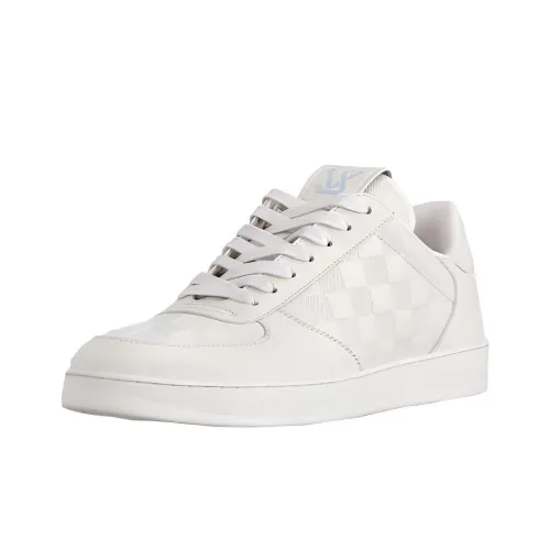 LOUIS VUITTON Rivoli Low Топ Скейтборд Кроссовки Мужские Белые