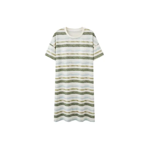 OUSHIBO Ночная сорочка Женская Светло-зеленая