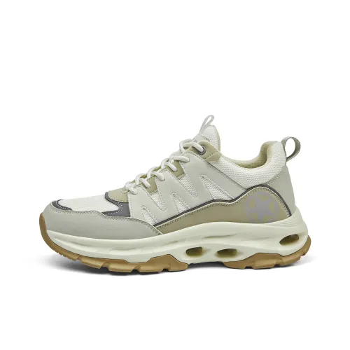 JEEP SPIRIT Амортизация Износостойкий Низкий Топ Повседневная обувь Мужская Шаффлборд Белый