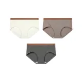 Чисто Белый-Кофейный Цвет Верескового Цветка-Серый (3 упаковки)