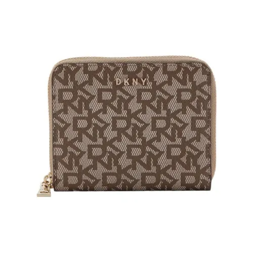 DKNY Кошелек из искусственной кожи с ПУ (полиуретан) женский светло-янтарного цвета