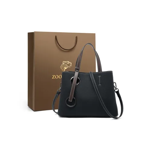 ZOOLER Коровья кожа Сумка через плечо Средний Женская Слоновая серый Миндально-зеленый Классический черный