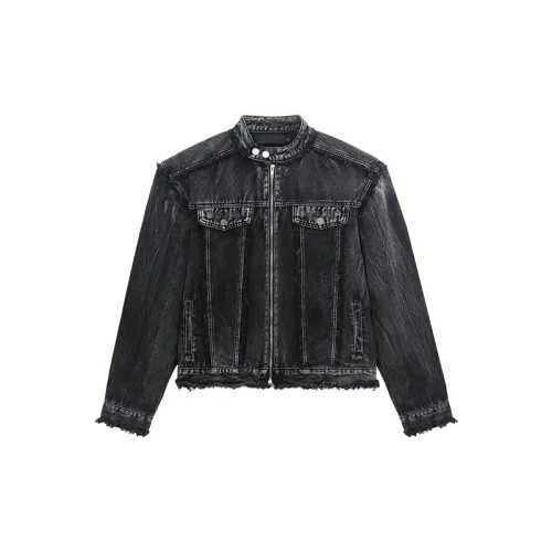 Mulinsen Denim Jacket Unisex Black