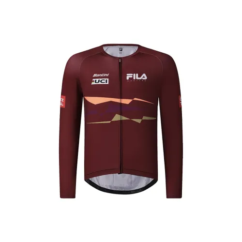 FILA Велоспорт Трикотаж Мужской Бордовый