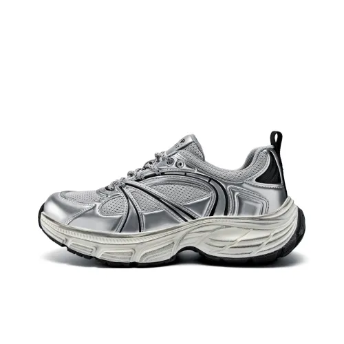 JEEP SPIRIT Низкий топ массивные кроссовки мужской Луна песочный серебряный