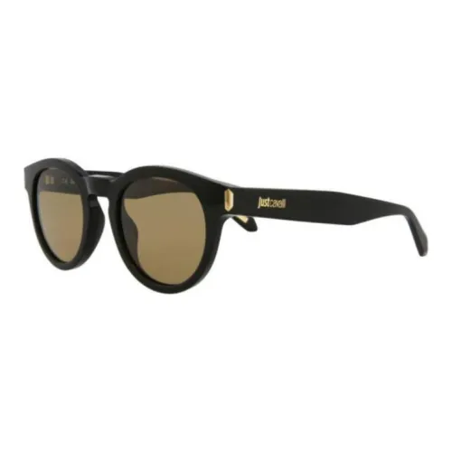 Just Cavalli Ацетат Круглые Солнцезащитные очки Мужские Черные