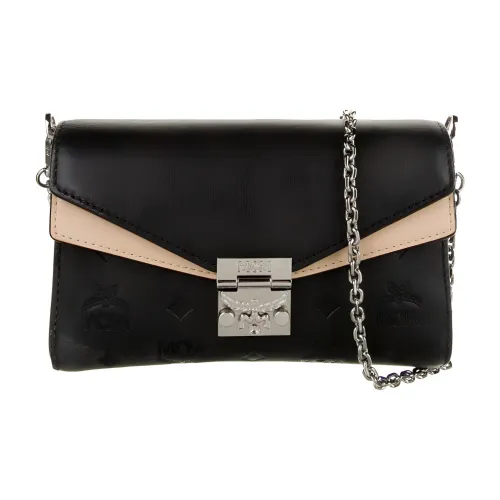 MCM Millie Visetos PVC Цепочка Конверт Сумка через плечо Средняя Женская Многоцветная