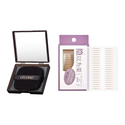 GECOMO Двойной Eyelid Патч + Масло Удаление Бумага Комбинация С подарками Зеркальце Розовый Инструмент для Макияжа