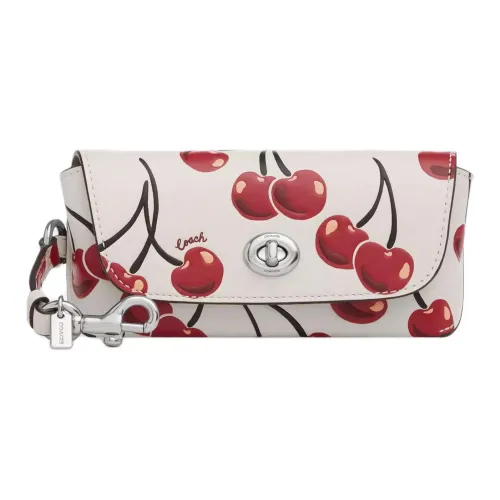 COACH Очки Футляры из кожи Женские Многоцветные