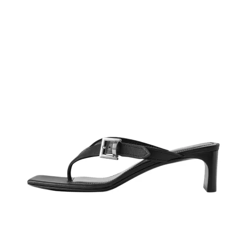 Balenciaga Bel Air Шлепанцы 5 см Женские Черные