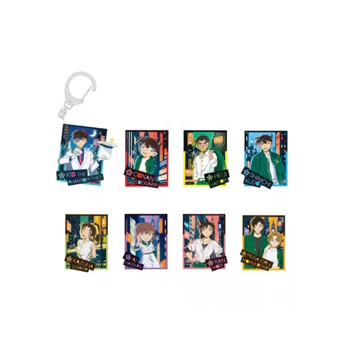 MOEYU Детектив Конан Case CLOSED Милион Доллар Звезда Акриловая Подвеска Слепые Коробки Один Mystery Коробка Целая Коробка 7 шт