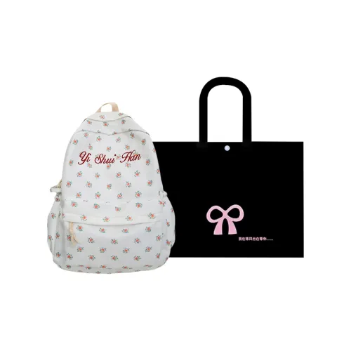 HACIN Нейлон Рюкзак Женские С принтом Маленький Орхидея