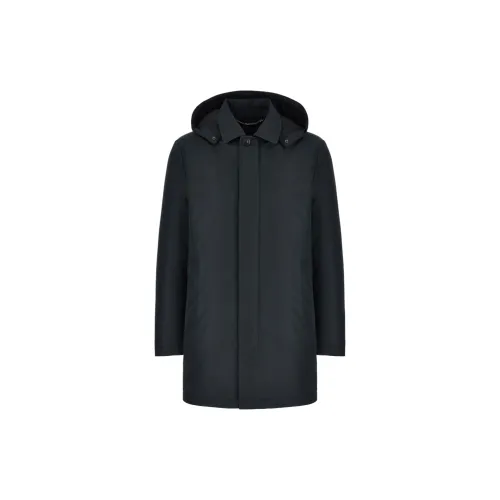 Canali Черный Мужской Пуховик