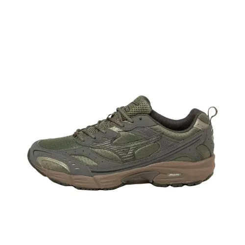 Mizuno MXR TECH Slip-resistant Abrasion-resistant Low Top Casual City Commute Running Shoes Men's Green Мицубо MXR TECH Противоскользящий Устойчивый к истиранию Низкий Топ Повседневный Городской Коммутирование Беговые кроссовки Мужской Зеленый