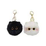 Румяна Кошка Шар - Черный + Белый