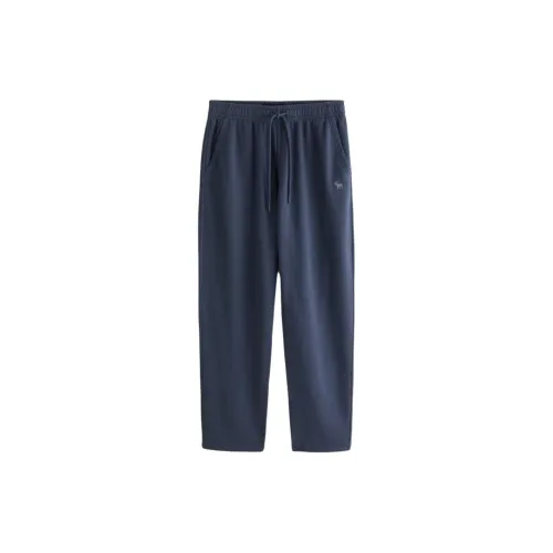 Abercrombie＆Fitch Вязаные спортивные брюки мужские морской синий
