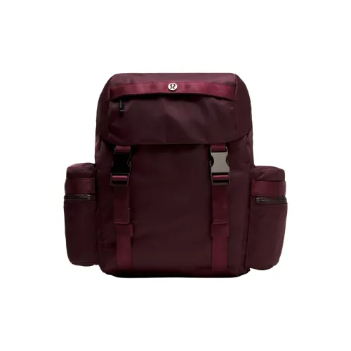 lululemon Полиэстер Рюкзак Маленький Унисекс Слива спокойной ночи Латунь