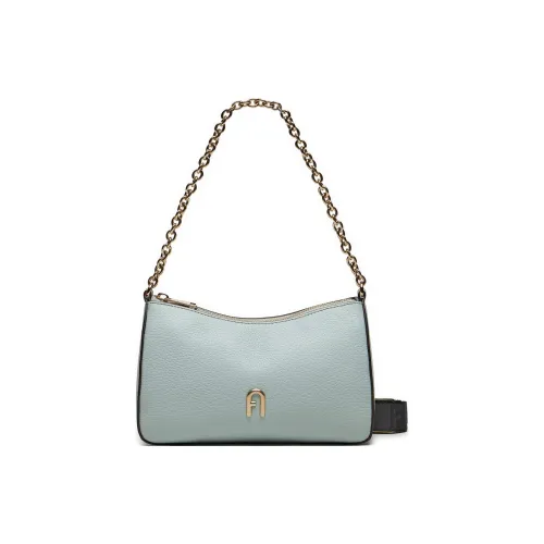 Furla Primula Кожа Сумка Сумка через плечо Мини Женская Небесно-голубая