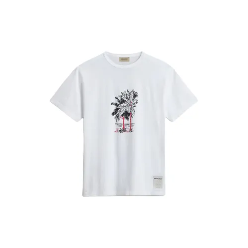 WOOLRICH Bright White Мужская T-рубашка