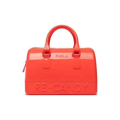 Furla Конфетный цвет Переработанный Термопластичный полиуретан Сумка Обычная Женская Коралловый