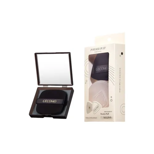 GECOMO Треугольник Премиум черный Розовый + Soft Focus Масло удаляющая салфетка с встроенным зеркальцем Комбинация