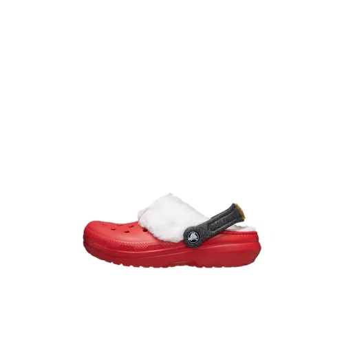 Crocs Classic Lined Обувь для малышей Низкий топ Красный Детский