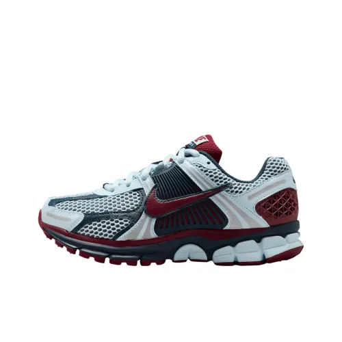 Nike Air Zoom Vomero 5 Slip Резистентный к истиранию Низкий Топ Повседневные Беговые кроссовки Унисекс Красный Синий