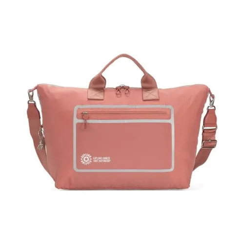 Kipling Полиамид Сумка через плечо Сумка среднего размера Женская Розовая