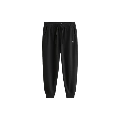Abercrombie＆Fitch Вязаные Спортивные Штаны Мужские Черные