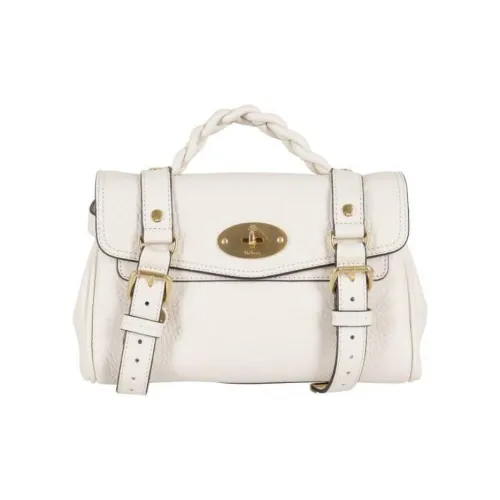 Mulberry Alexa Кожа Одно плечо Сумка Мини Женская Белая