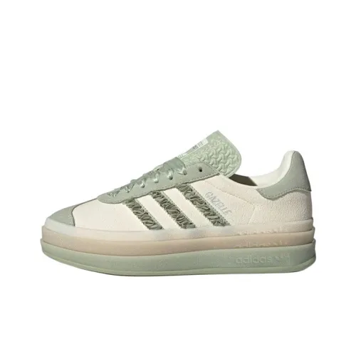 Adidas Originals Gazelle Abrasion Resistant Низкие Кроссовки для скейтбординга Женские Зеленые