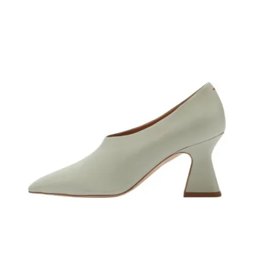 Aeyde Nova Нестандартный каблук Высокие каблуки 7,5 см Женские Зеленый